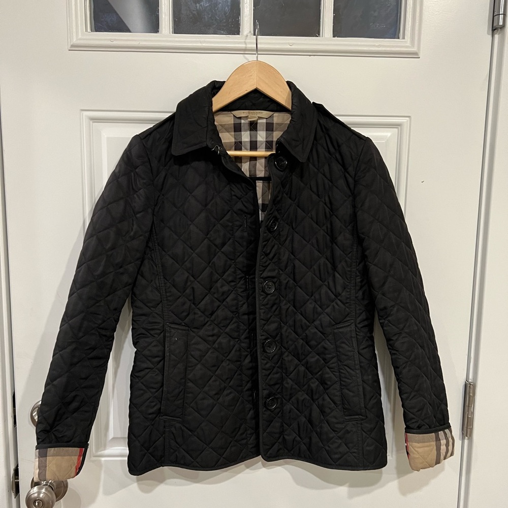Burberry Brit Coat Women’s Small — Black